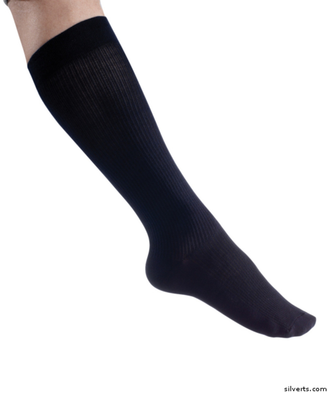 Silvert's 193300201 Womens Mild Compression Knee Sock , Size ONE, NAVY
