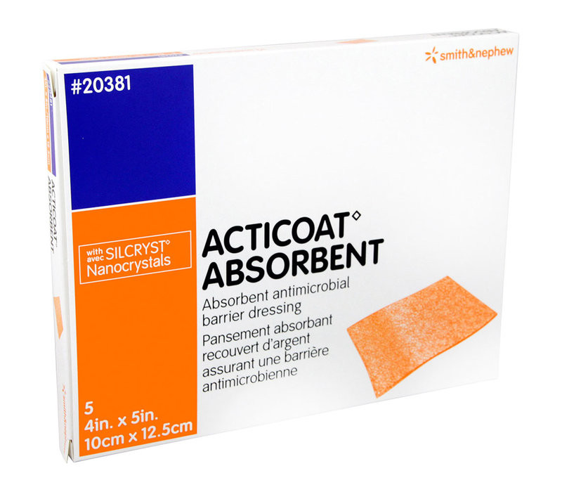 Buy Online Smith and Nephew 20381 Acticoat Absorbent Antimicrobial