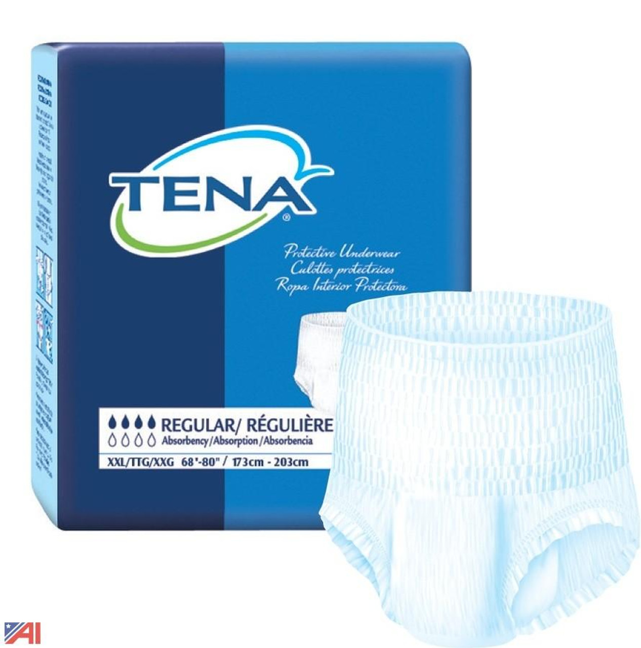 TENA 72420 Protective Underwear Regular 2XL (Case of 48)