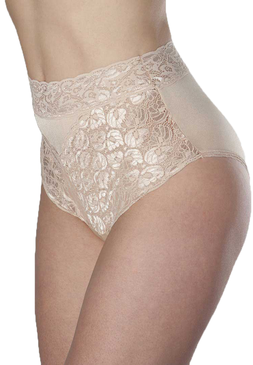 Wearever L109-BLK-LG Women Lace Incontinence Panties