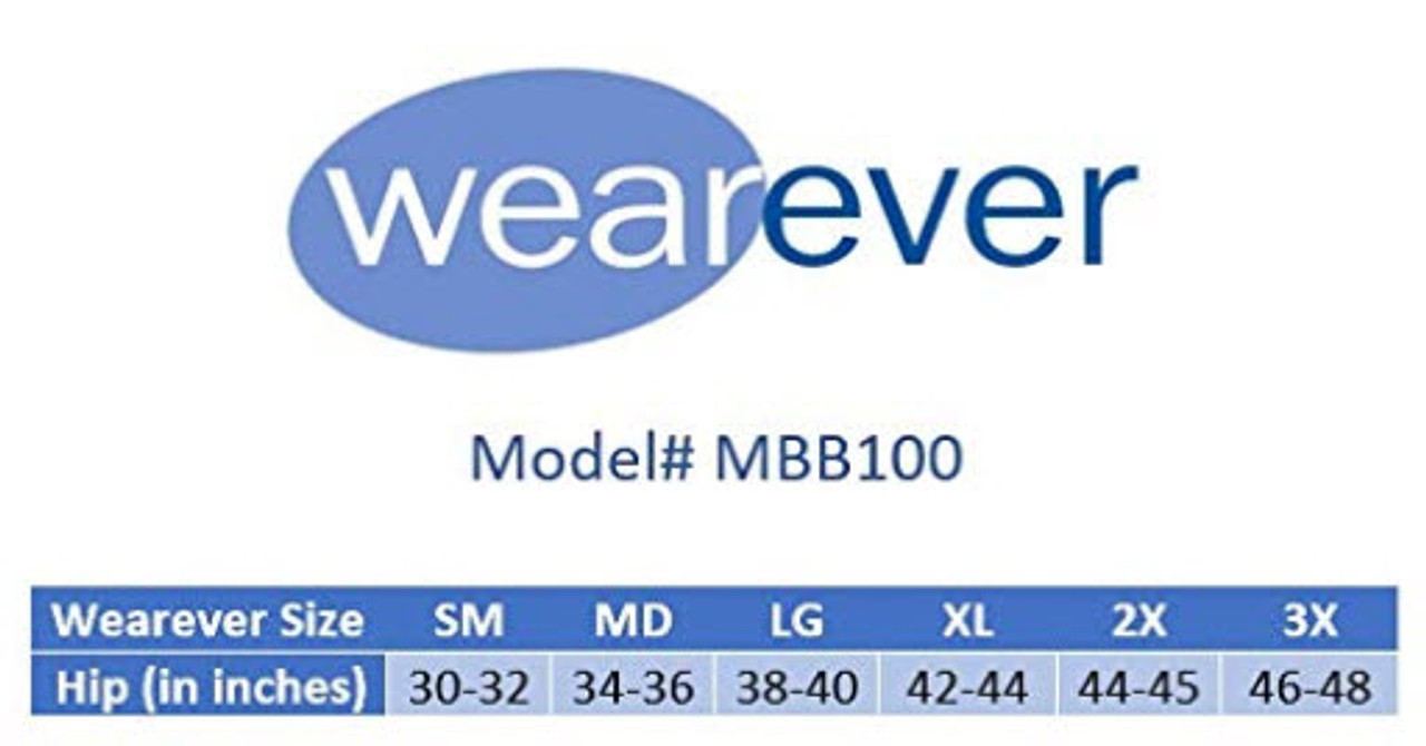 Wearever MBB100-GRY-LG-3PK Men's Incontinence Boxer Briefs, 3 Pack