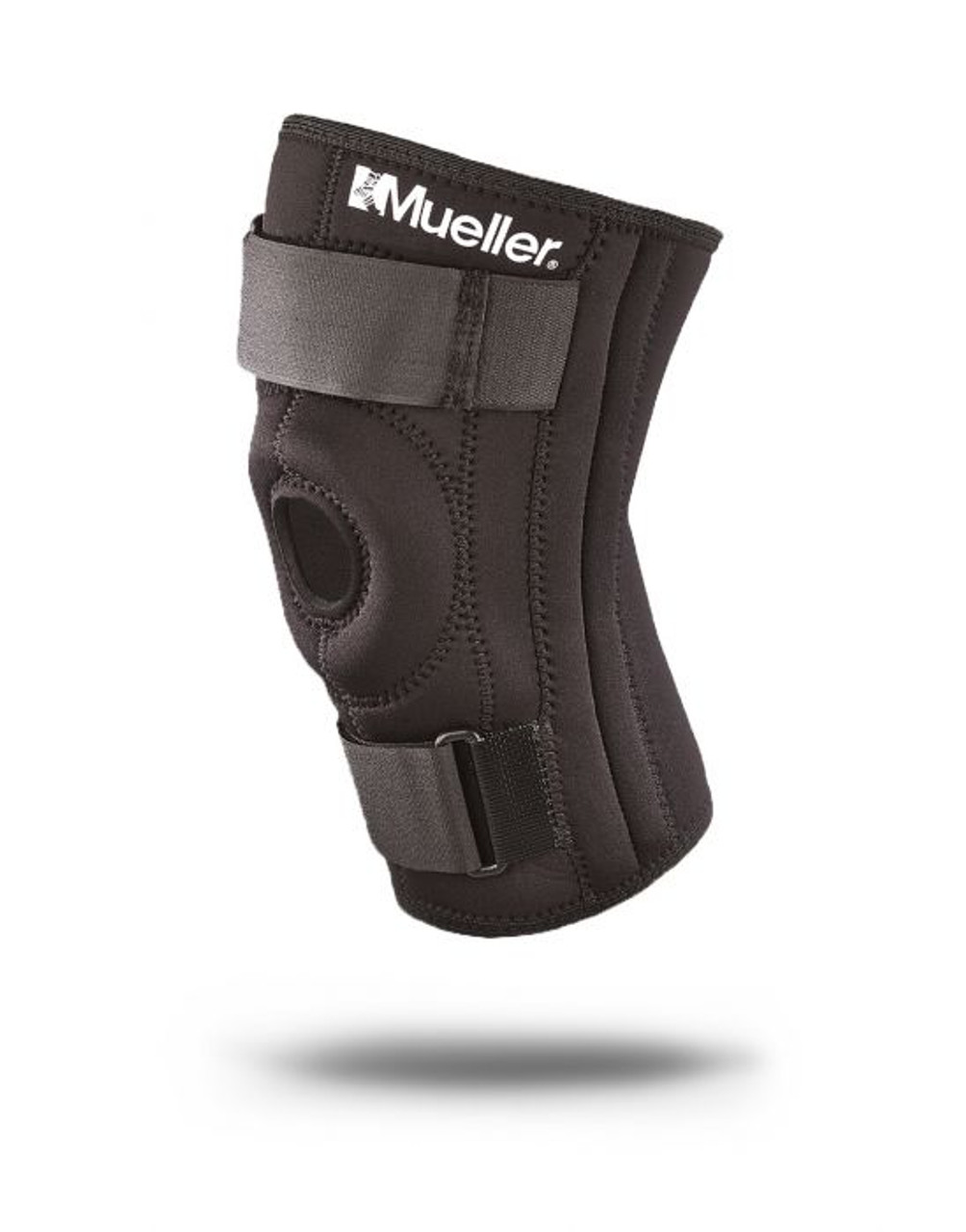 Mueller 2313 LG Patella Stabilizer Knee Brace, Black, Large