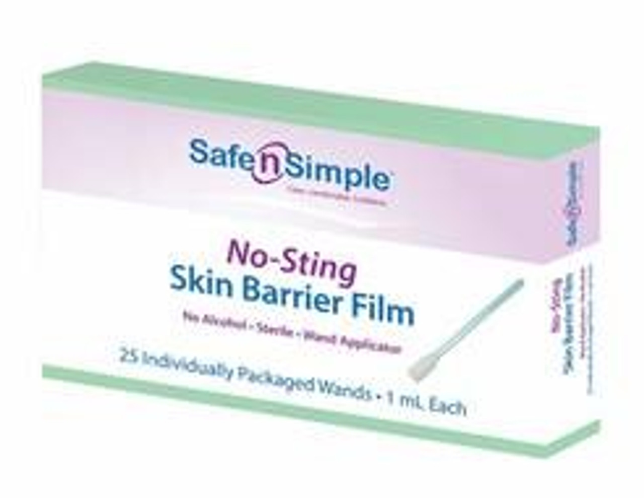 Safe N Simple SNS80711 No Sting Skin Barrier Film (Wand), 25/box