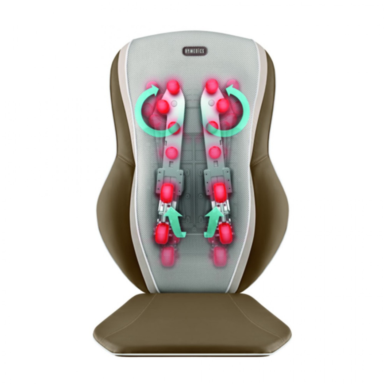 HoMedics MCS-610H-CA Triple 3D Shiatsu Back Massage Cushion with Heat