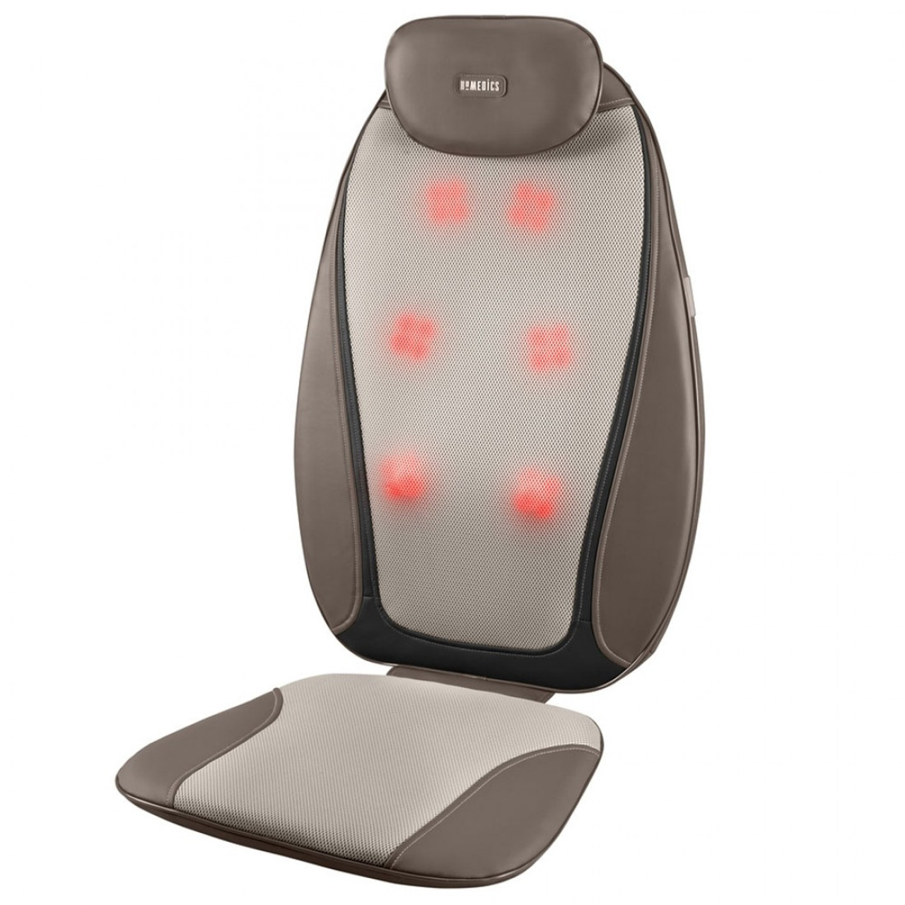 HoMedics® MCS-380H Hero 3 Node Dual Shiatsu Back and Seat Massage Cushion with Heat