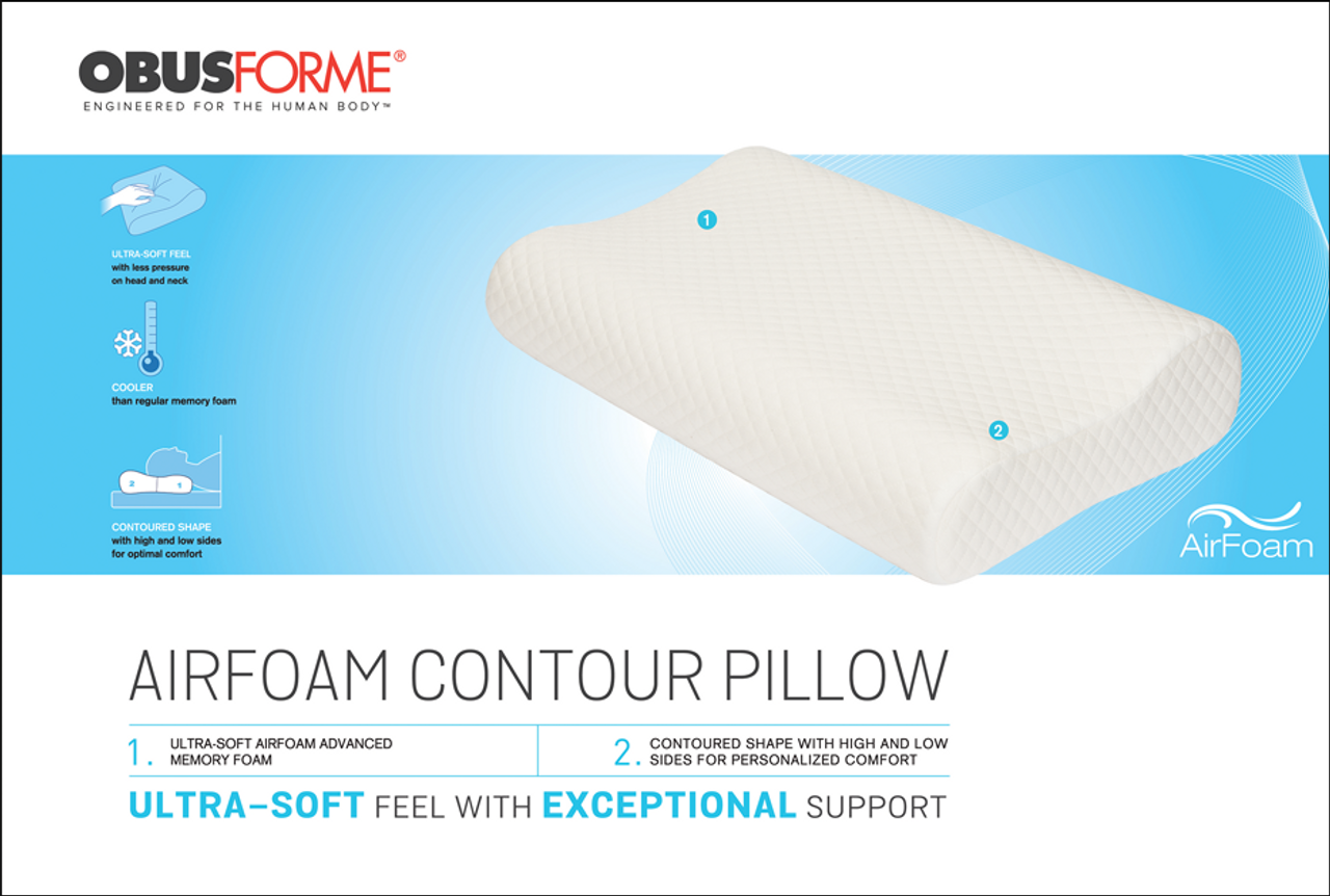 ObusForme® PL-AFCT-ST Airfoam Contour - Back, Side, Stomach Firm