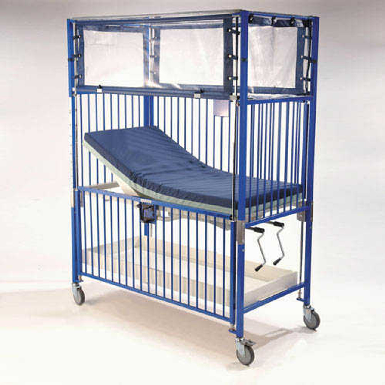 Novum C1982CLT Crib, Child Klimer, Flat Pan Trendelenburg, 30 x 60, Chrome (Novum C1982CLT)