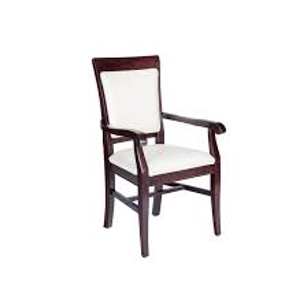 Novum NV-DC-1045 Dining Chair, Contemporary Straight Top, with arms, 23.5Wx24Dx39.5H