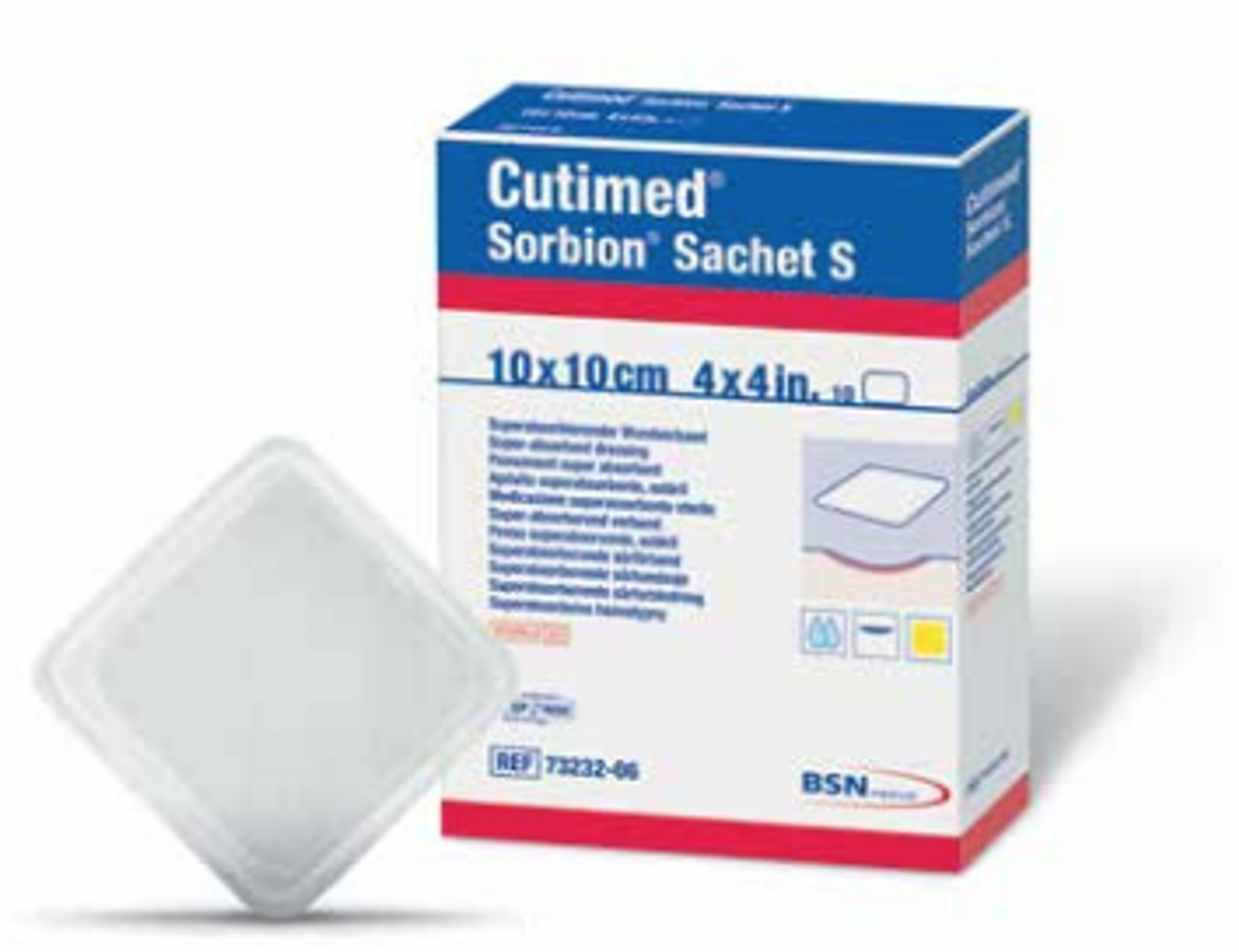 BSN 7323218 CUTIMED SORBION SACHET S DRESSING 20CM X 30CM BX/10