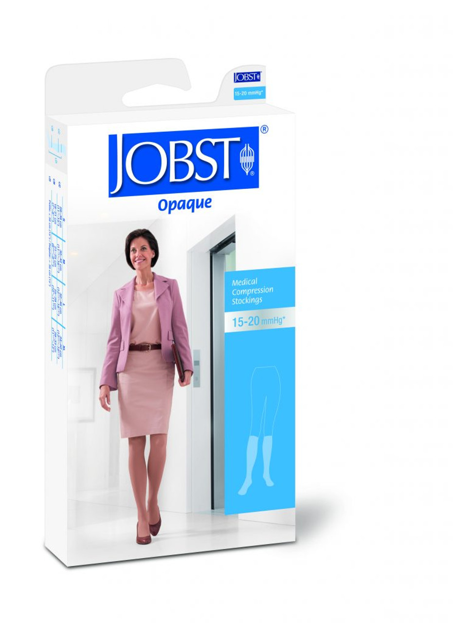 BSN 7518124 JOBST SOFTFIT OPAQUE KNEE HIGH CLOSED TOE, SIZE L, 15-20MMHG, NATURAL PR/1 (BSN 7518124)