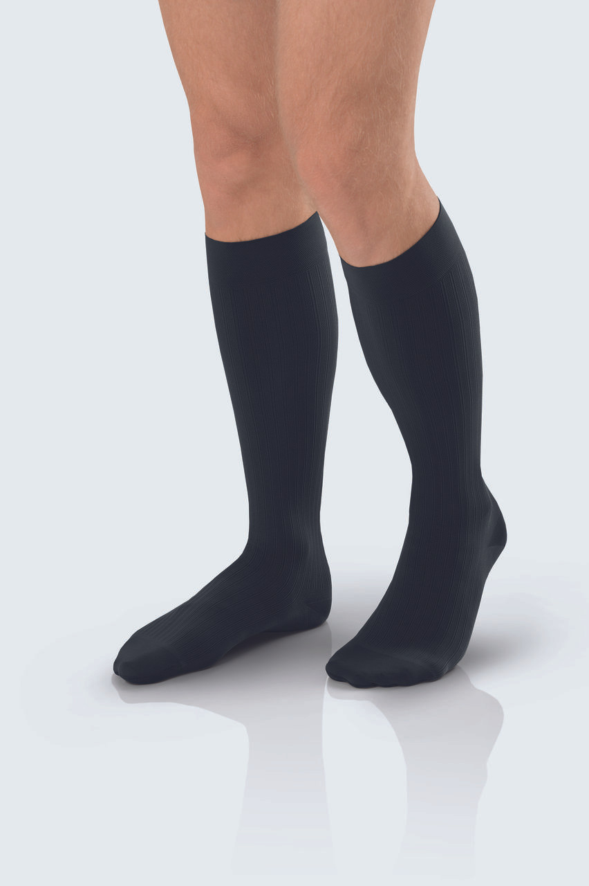 BSN 7764992 JOBST FORMEN AMBITION 30-40MMHG,GREY,KNEE HIGH SOFTFIT STOCKINGS,CLOSED TOE 3 LONG PAIR/1 (BSN 7764992)