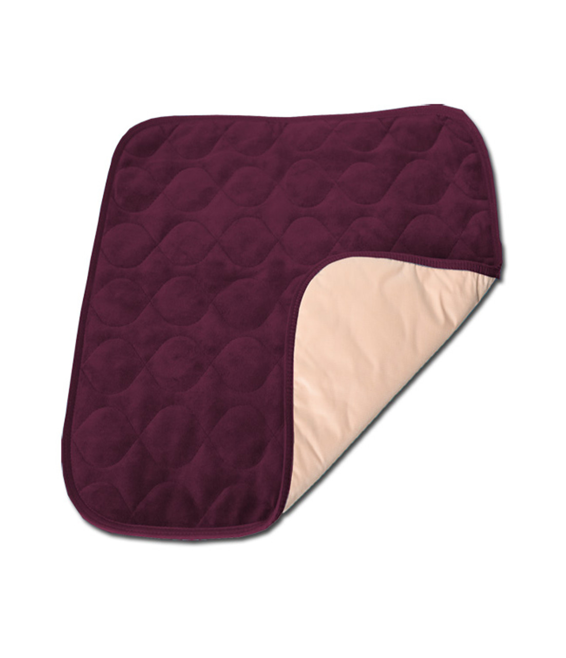 MOBB Health Care MHVCPBU Velvet Chair Protector Pad-Brown - 20" x 20" Burgundy (MOBB Health Care MHVCPBU)