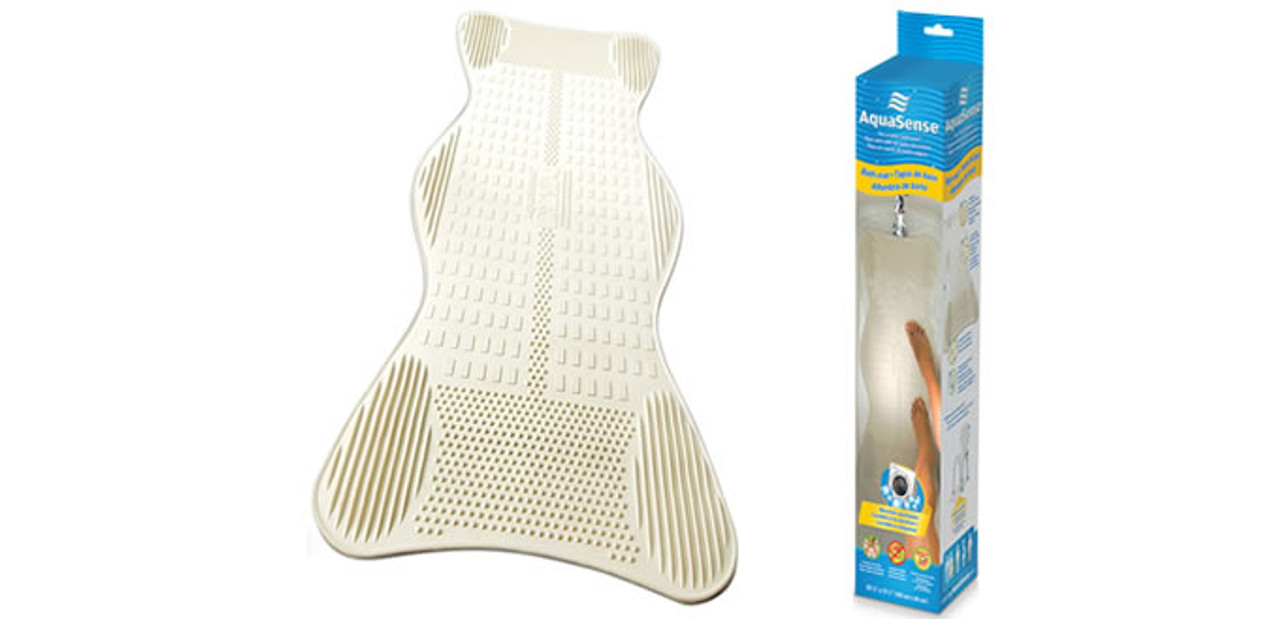 AquaSense 785-500 AQUASENSE MAT MASSAGE 39x16 Inch WH 1EA (AquaSense 785-500)