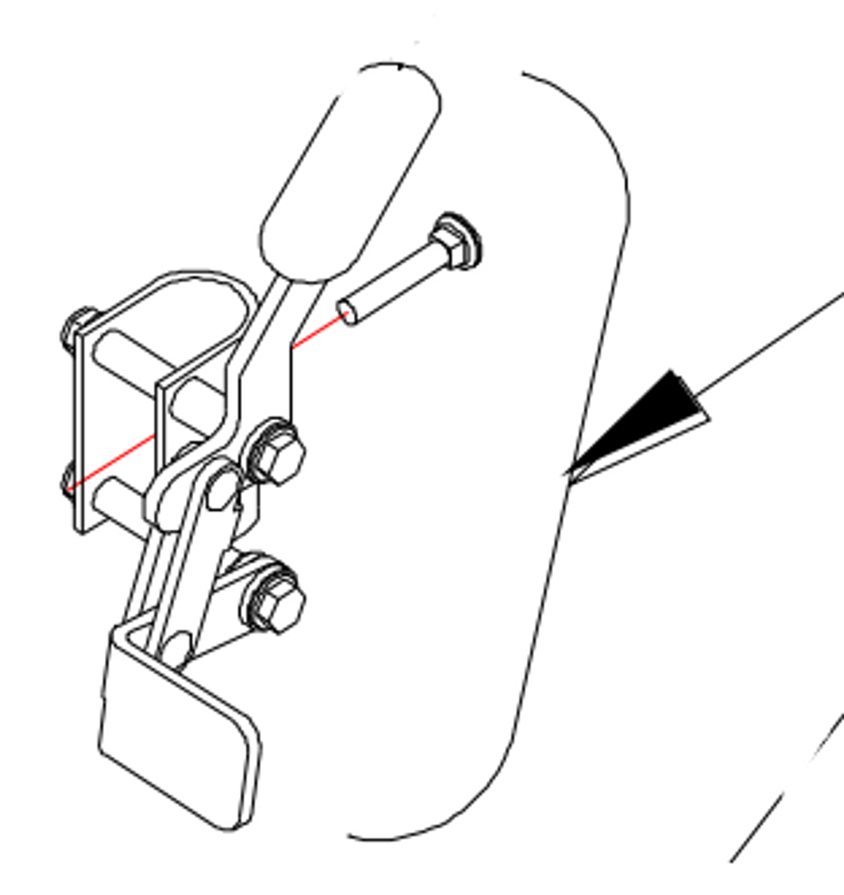 Airgo B02-236 AIRGO PRO.IC PULL-TO BRAKE ASS 1PR (Airgo B02-236)