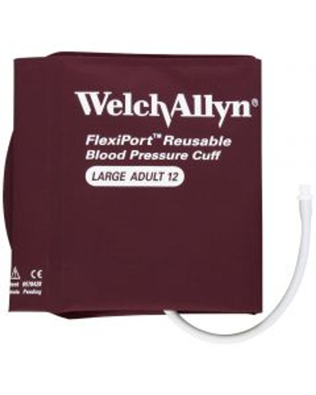 Welch Allyn WA REUSE-12-1SC  REUSABLE BLOOD PRESSURE CUFF, FLEXIPORT, 1 TUBE SCREW, ADULT LARGE