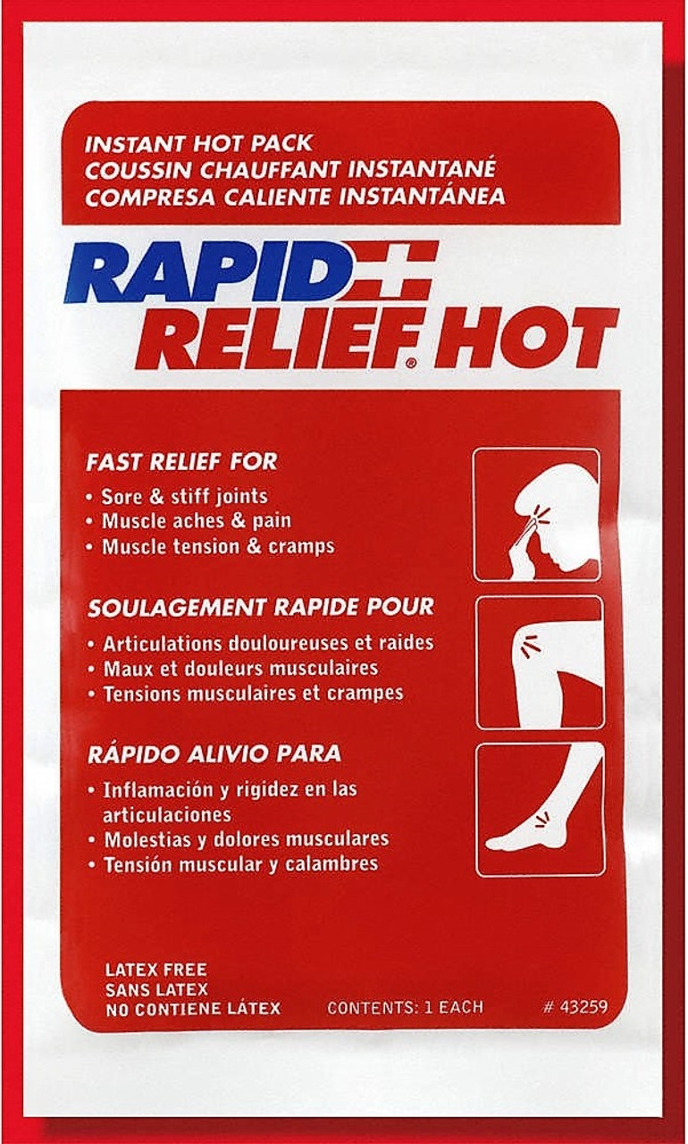 RAPID AID 43259 COMPRESS INSTANT HOT, 5"X9", Each