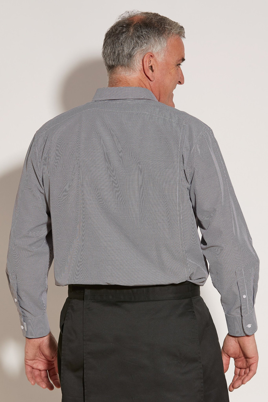 Ovidis 1-1001-88-4 Sport Shirt for Men - Black, Mosaic, Adaptive Clothing, X-Large, 112111001884