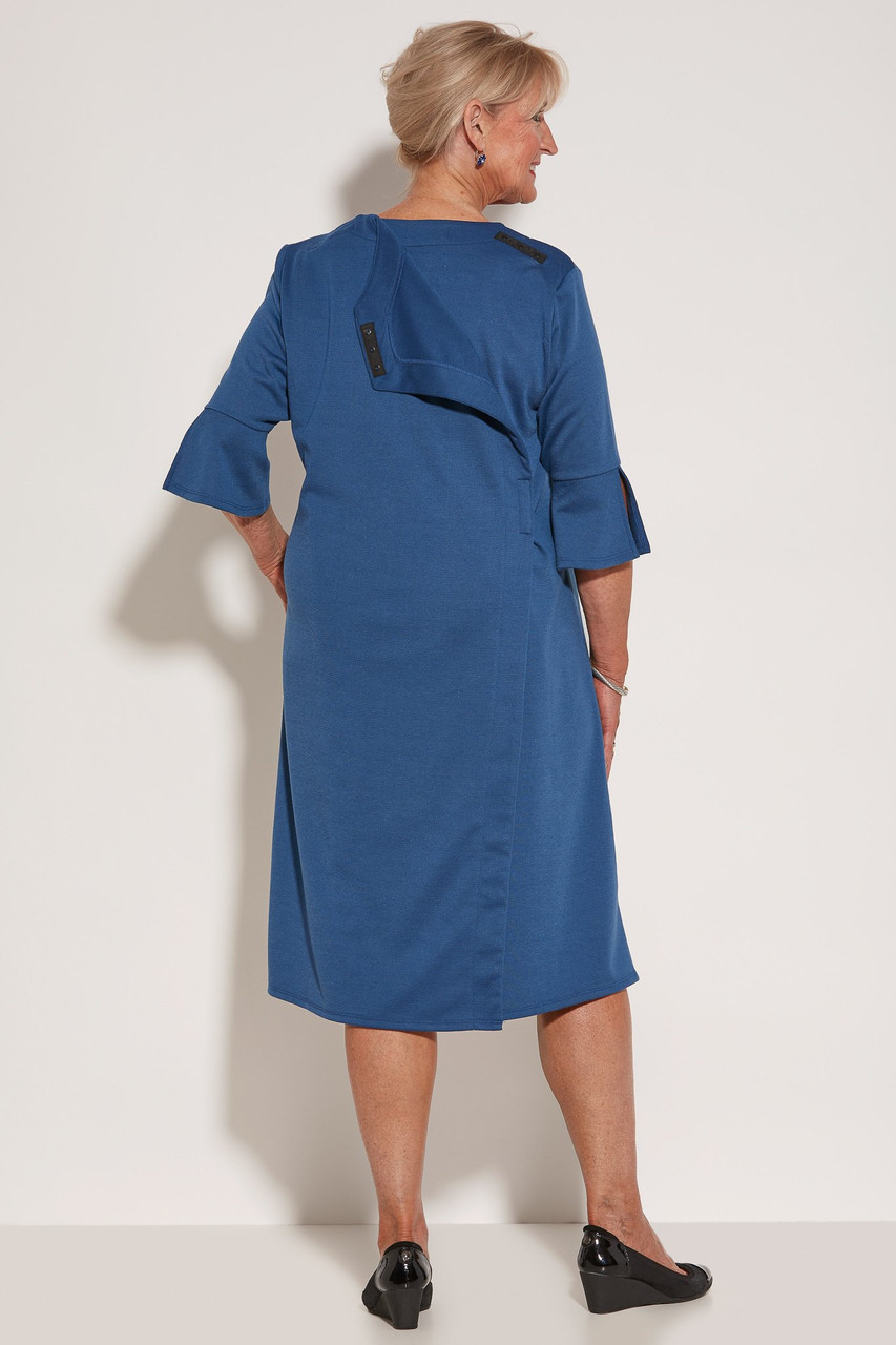 Ovidis 2-4101-87-4 Fashionable Dress - Blue, Rosie, Adaptive Clothing, XL