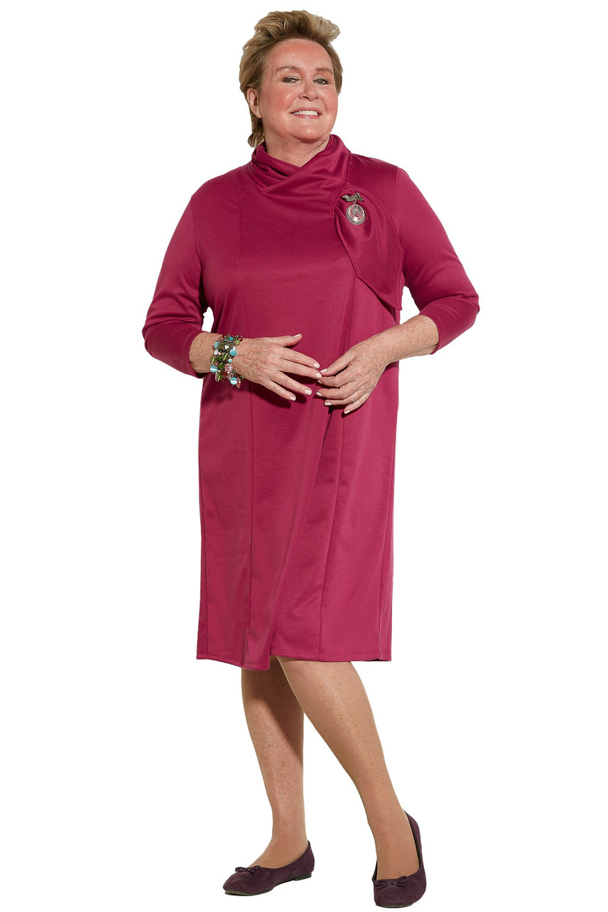 Ovidis 2-4001-42-4 Fashionable Dress - Fuchsia , Meli , Adaptive Clothing , L