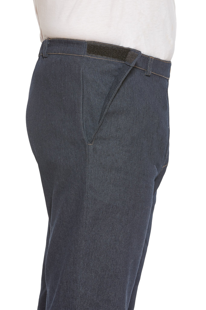 Ovidis 1-6101-86-3 Denim Pants for Men - Blue, Willy, Adaptive Clothing, L