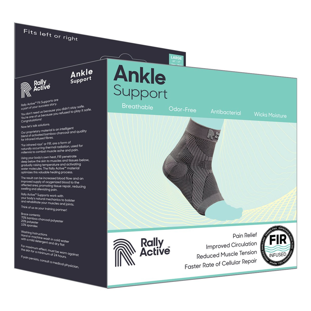 Rally Active RFT034 Ankle Support, Large
