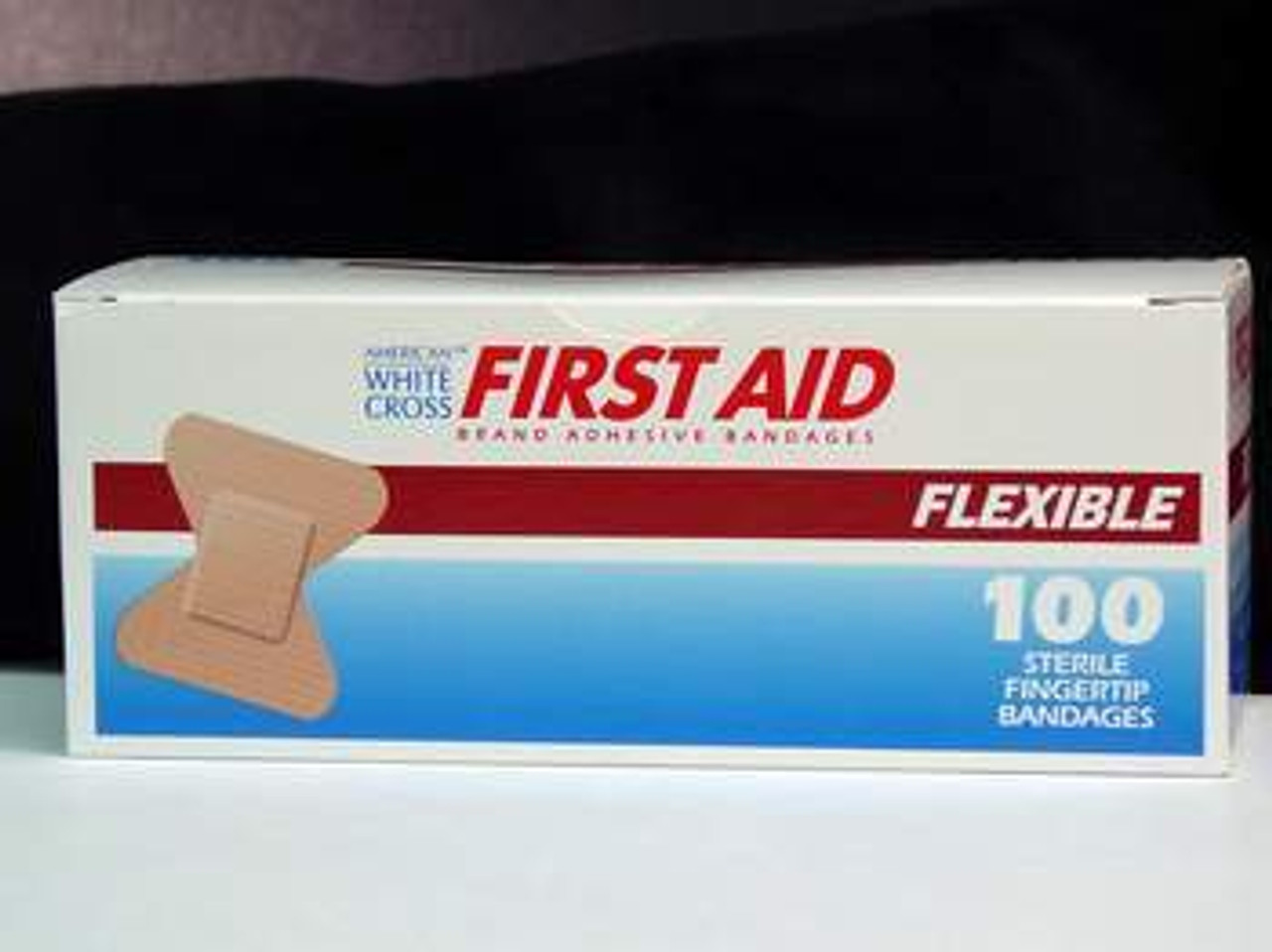 Flexible 1607033 DRESSING ADHESIVE FABRIC FINGERTIP FLEXIBLE 1.75 x 2in STER BX/100