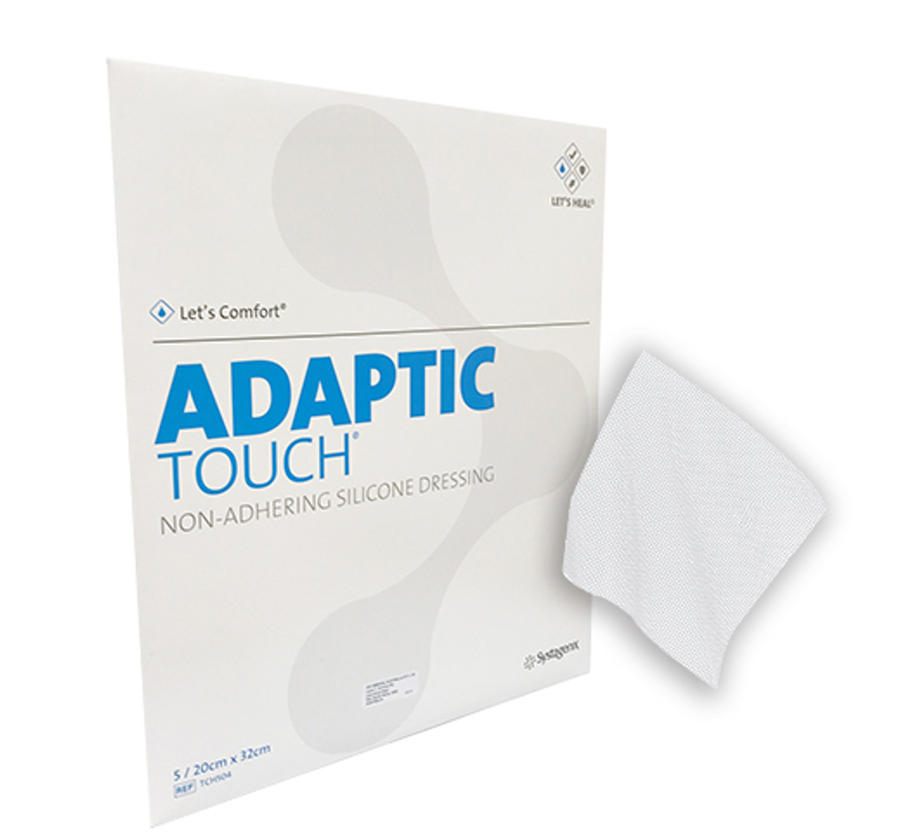 Adaptic TCH504 DRESSING ADAPTIC TOUCH NON-ADHERENT SILICONE 20 x 32cm CT/5
