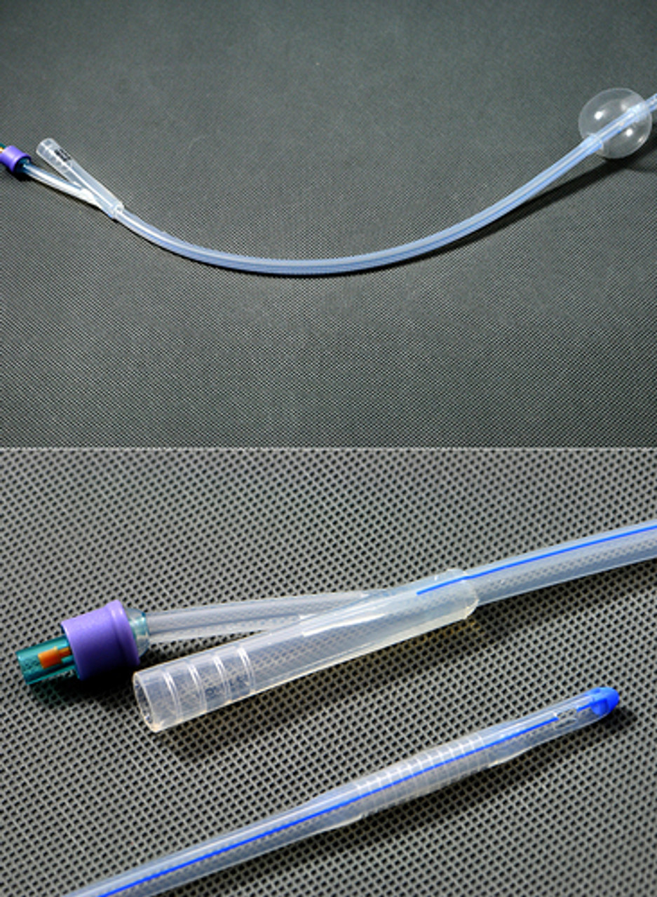 CATHETER FOLEY SILICONE 2WAY 30cc 20FR STERILE DISP BX/10 823-AS42018S