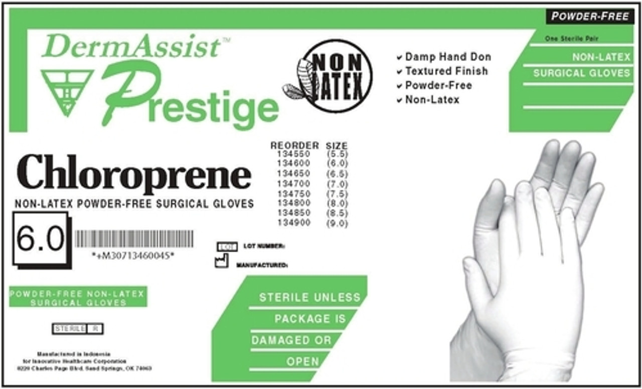 GLOVE SURGEON CHLOROPRENE P/F STER PRESTIGE SZ 6.5 BX/25pr 563-134650