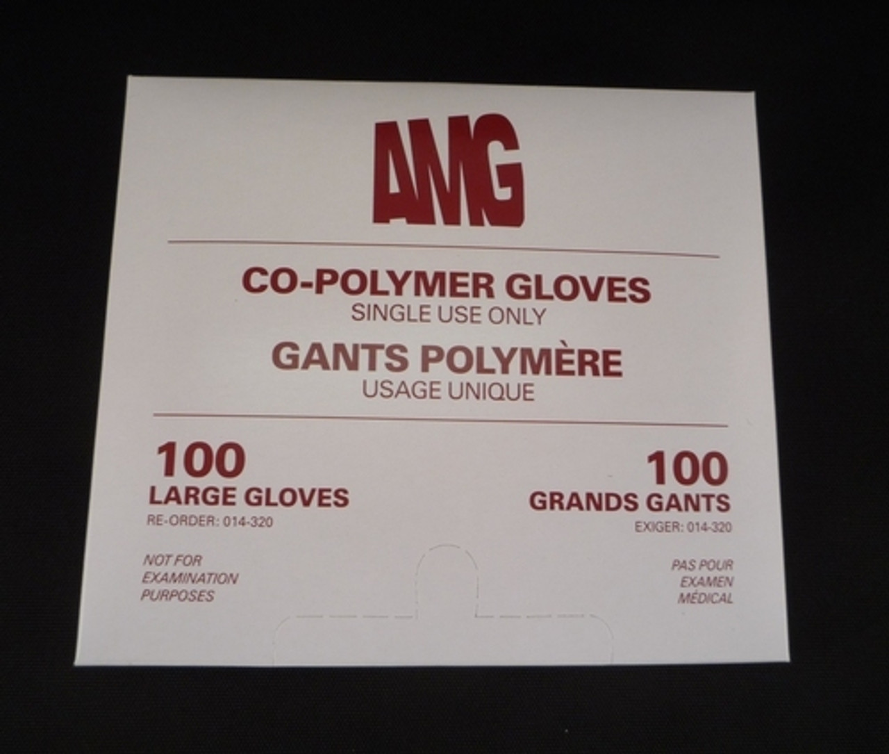 GLOVE UTILITY CO-POLY P/F N/S SUPERTHIN LARGE PK/100 635-014-320