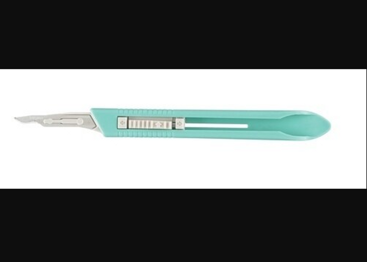 SCALPEL Disposable SAFETY #15 S/S Sterile BX/10 162-4-515