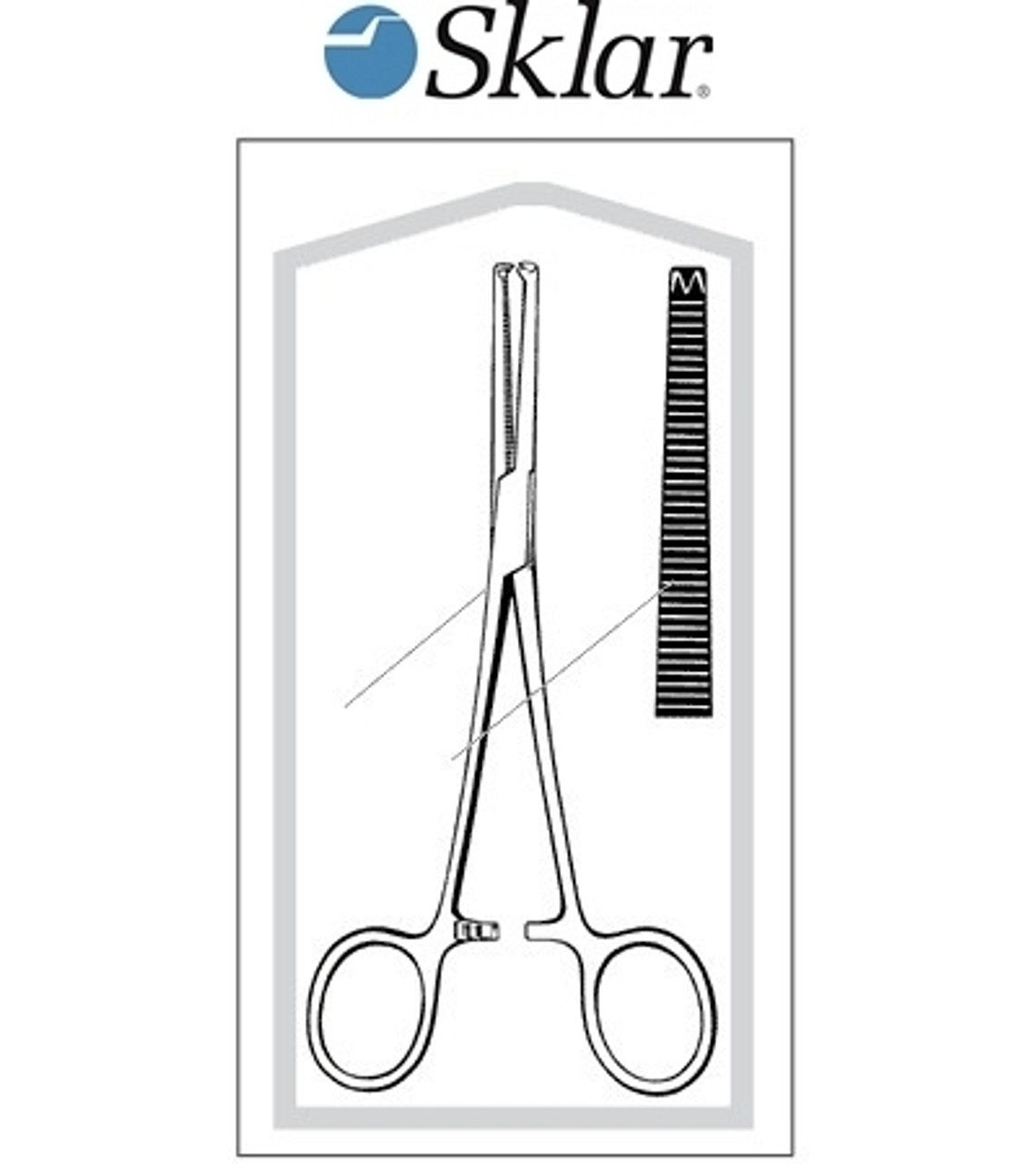 Sklar-96-2707 FORCEPS ROCH-OCHSNER 6.25in STR 1x2 TEETH STERILE ECONO QU#39520