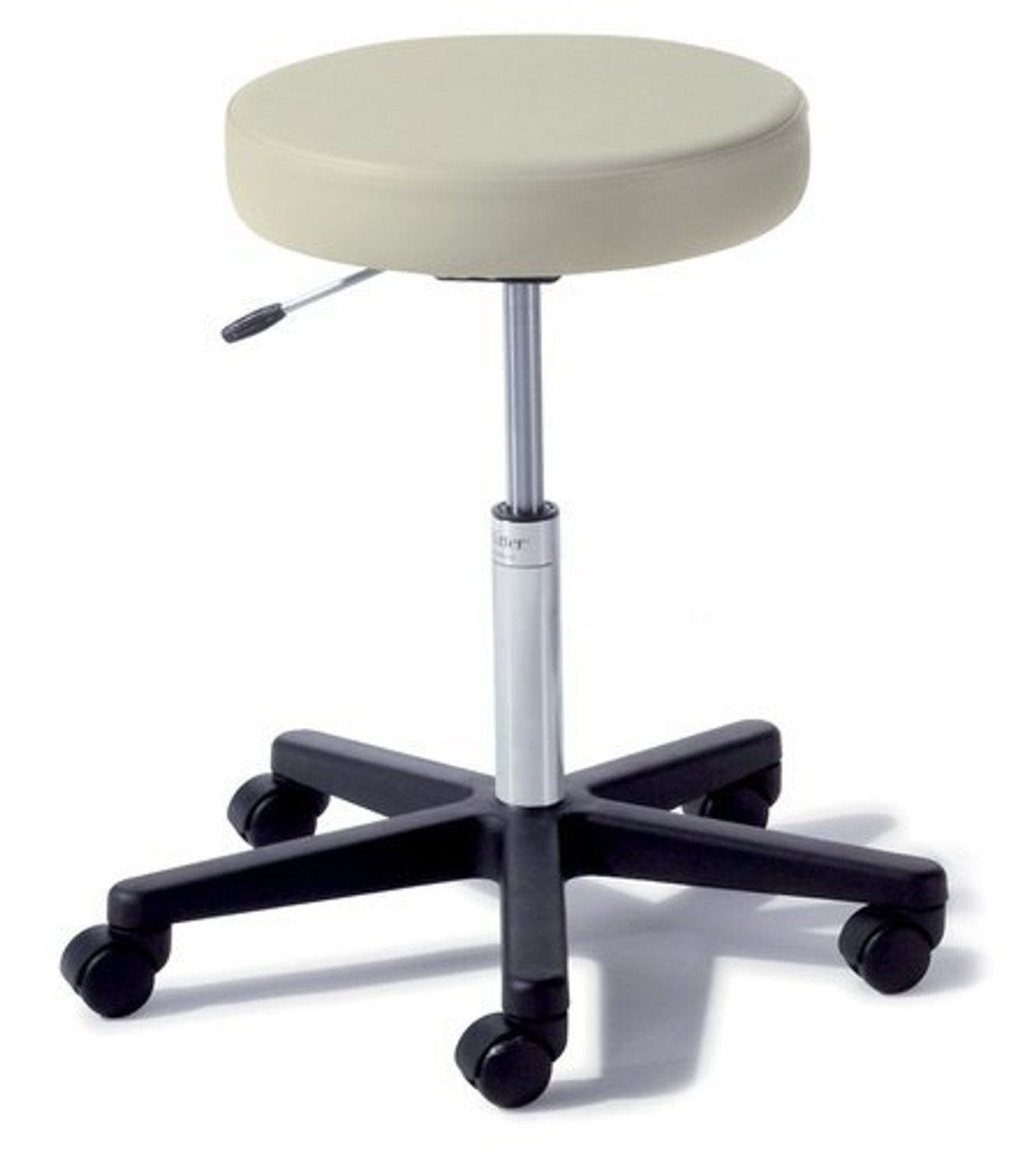 STOOL PHYSICIAN AIR LIFT 5-CASTER** BLK BASE/DUSTY BLUE UPH 144-272-001-233