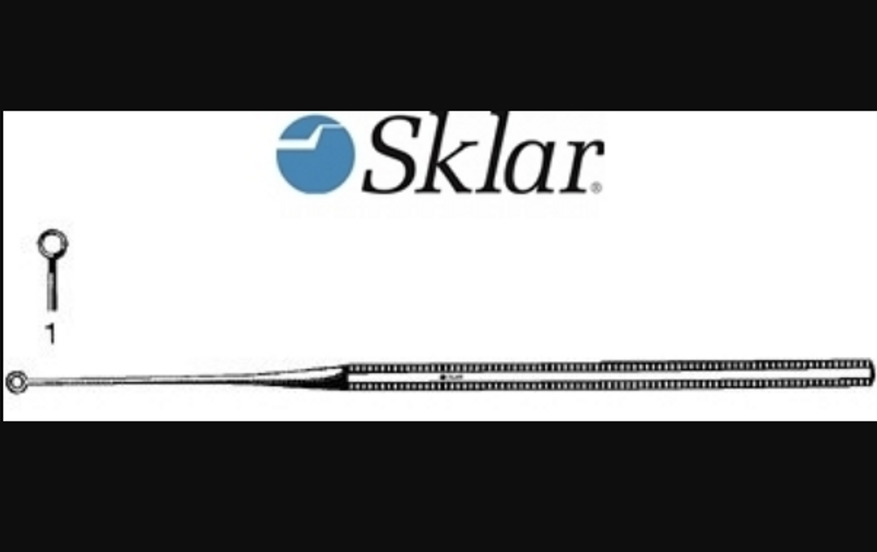 Sklar-67-2491 CURETTE EAR BUCK BLUNT STRAIGHT #1