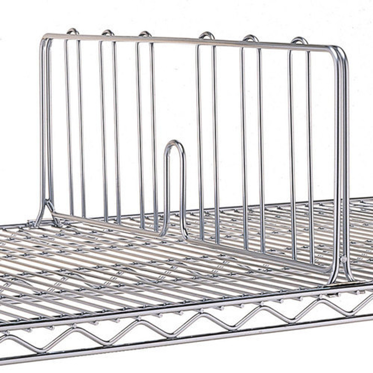 DIVIDER SHELF CHROME 18x8in f/WIRE SHELVES SUPER ERECTA 160-DD18C