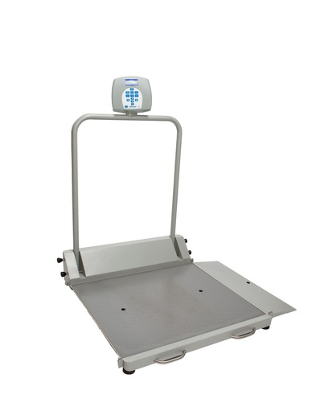 SCALE WHEELCHAIR DIGITAL 1000lb/ 454kg w/HANDRAIL/ALTERNATING RAMP 130-2600KL