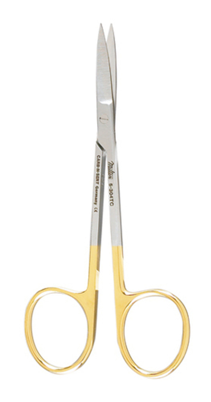 Miltex-5-304TC SCISSORS IRIS 4.5in STR C-N-S