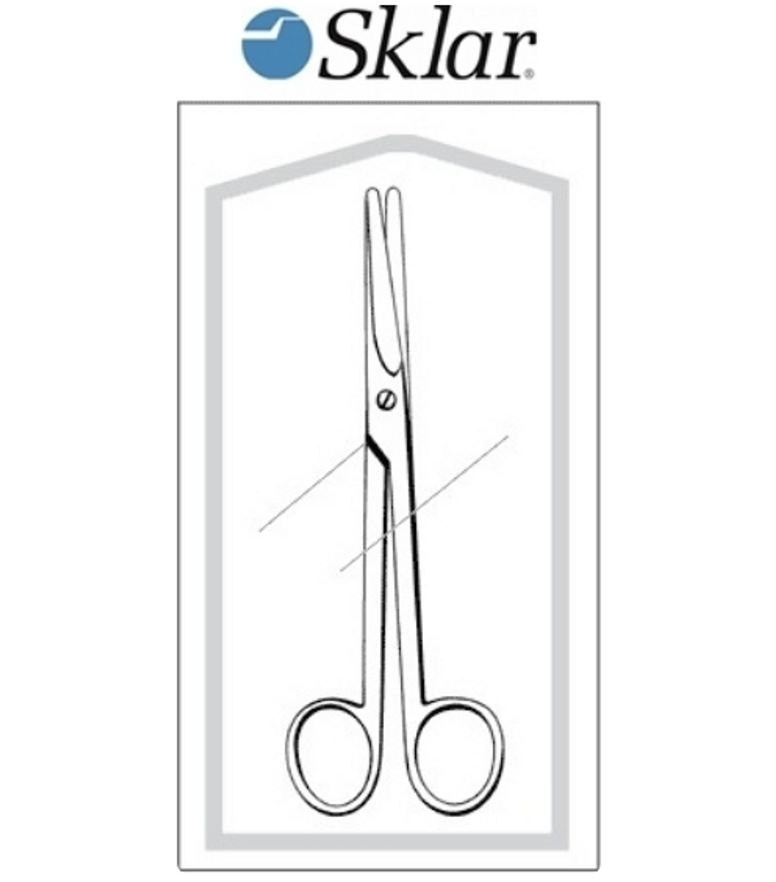 Sklar-96-2530 SCISSORS MAYO 5.5in STR STER ECONO QU#40609