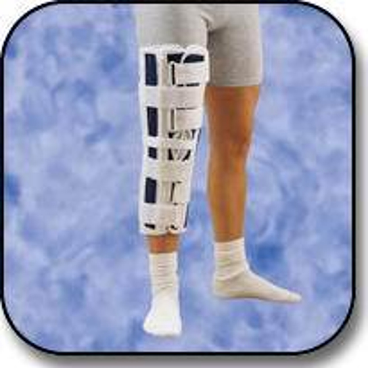 IMMOBILIZER KNEE BLUE CANVAS 19in SMALL 347-1010197