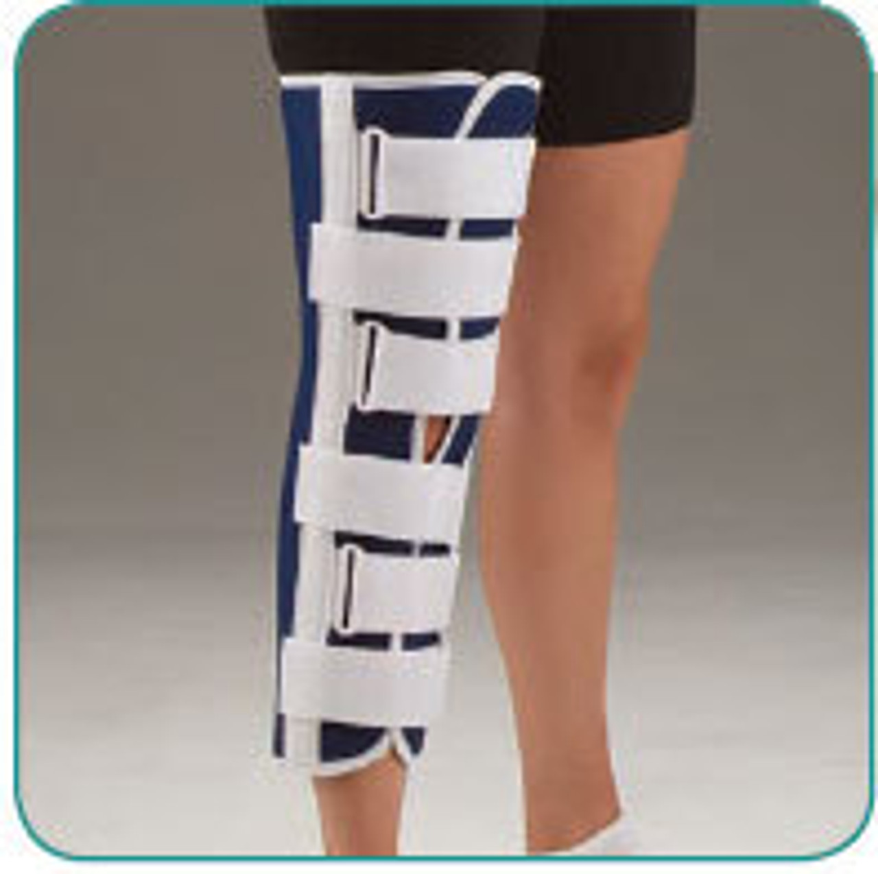 IMMOBILIZER KNEE BLUE CANVAS 24in SMALL 347-1010247