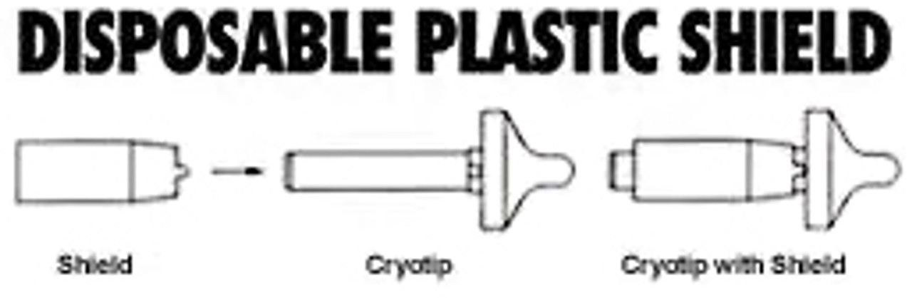 SHIELD PLASTIC DISPOSABLE FOR CRYOSURGICAL TIP BG/100 575-900221AA