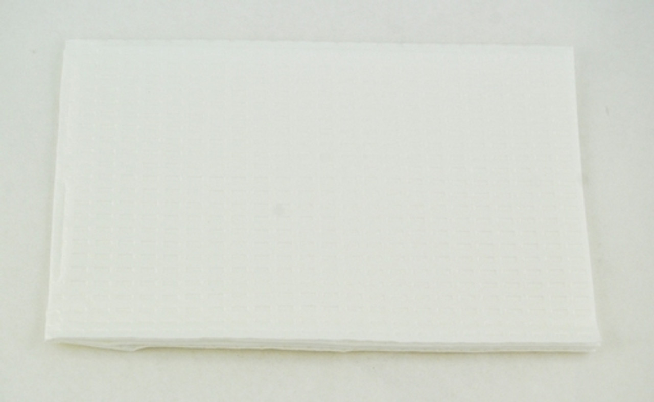 TOWEL 3PLY T/POLYBACK WHITE P63 13.5 x 18in CA/500 200-180
