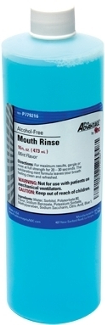 MOUTHRINSE ALCOHOL-FREE 4oz MINT FLAVOUR PRO ADVANTAGE 002-P779204