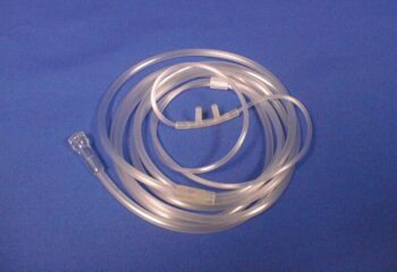 CANNULA OXYGEN NASAL ADULT 7ft SAF- LO TBG/STR TIP KRATON CA/50 274-R-1500S