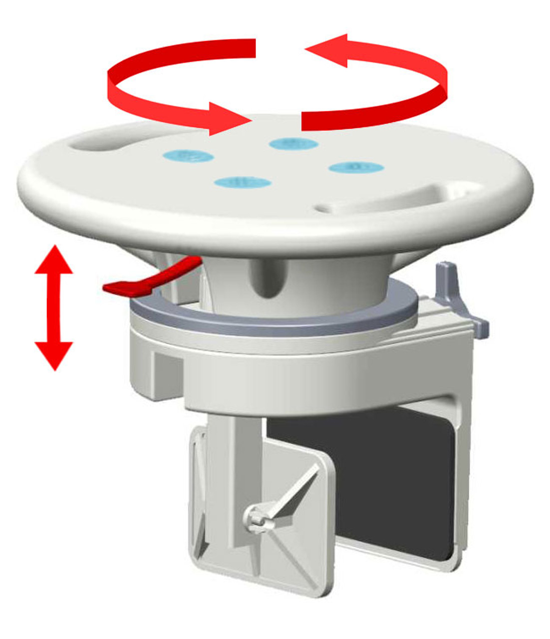 MOBB MHRBS Rotating Bathtub Seat, Each