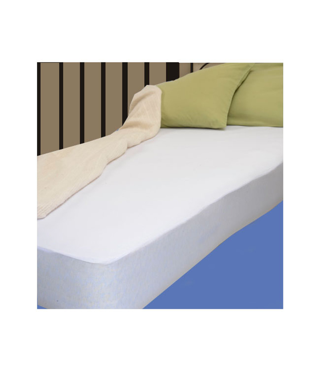 MOBB HealthCare MHFMPK Fitted Mattress Protector, King, 76"x80", Each