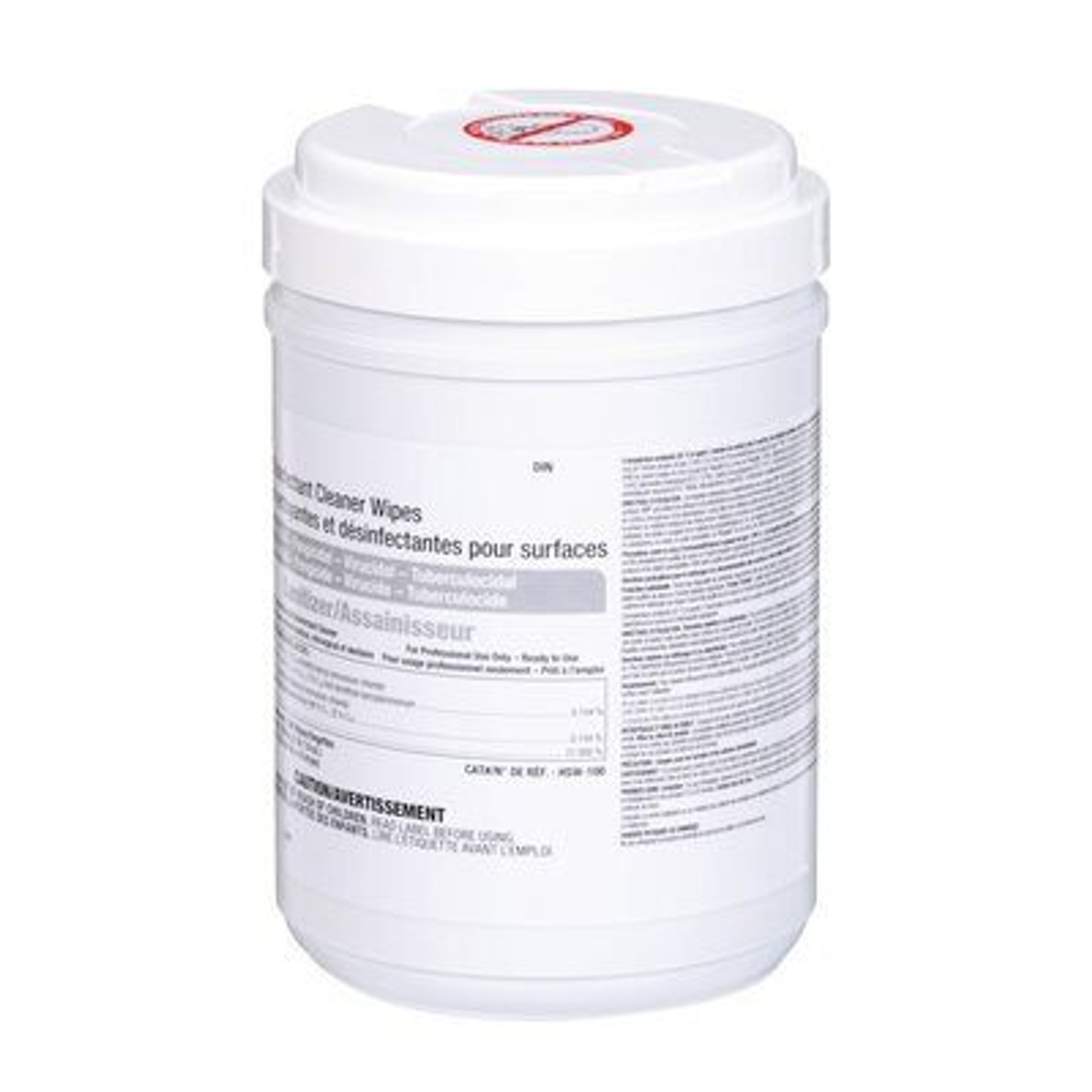 3M™ HSW-100 Surface Disinfectant Cleaner Wipes, 3-Minute, 6 in x 10 in (15.2 cm x 25.4 cm), 100/Canister, Case of 6, Case