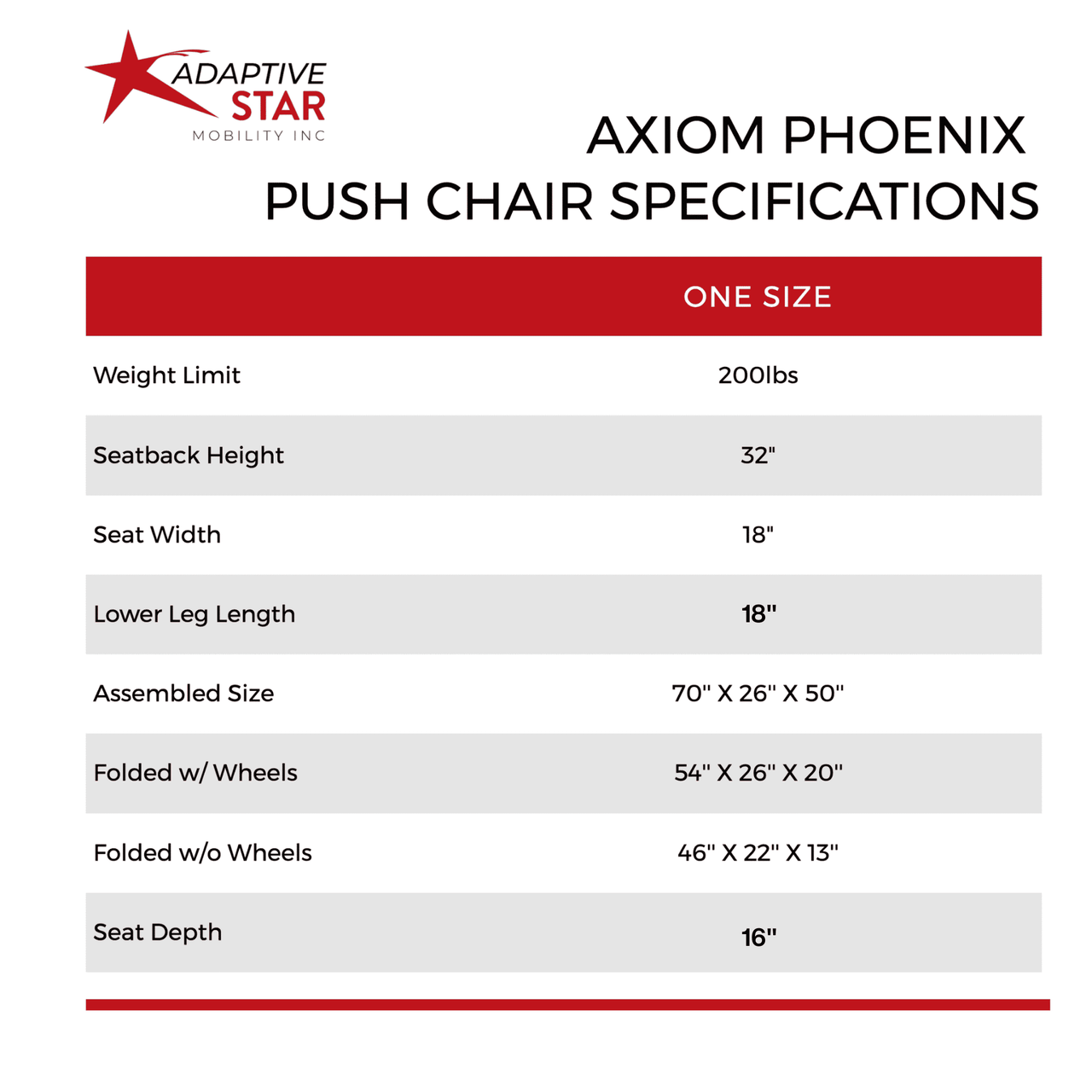 Adaptive Star AXIOM PHOENIX 3 Indoor/Outdoor Mobility Stroller