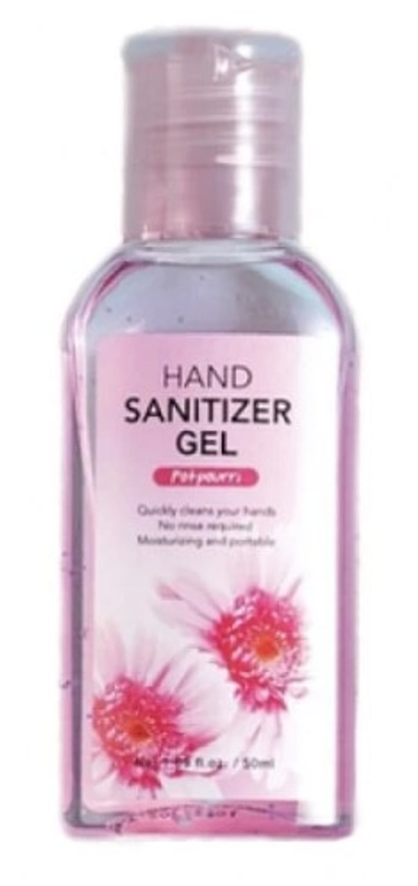 Miniso 80098920 Travel Sized Hand Sanitizer Gel, 62% Ethyl Alcohol, Health Canada Approved, 50ml Bottle