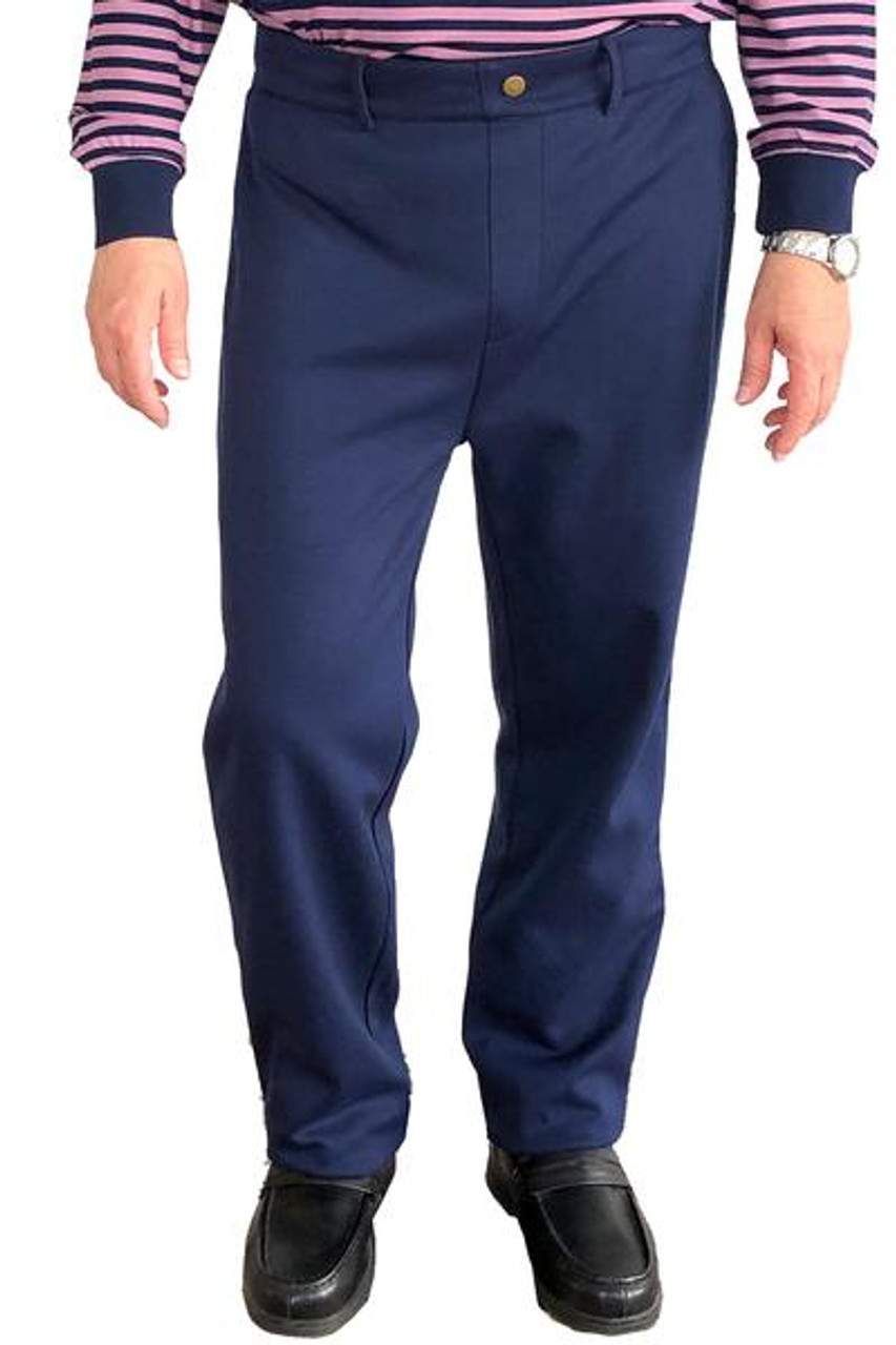 Ovidis 121116103802 Back Panels Adaptive Pants for Men - Blue | Jack | Adaptive Clothing (Medium)